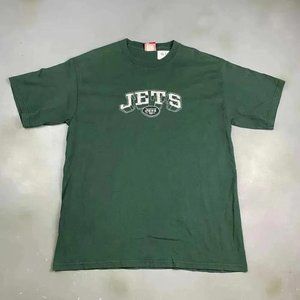 NFL Vintage NFL New York Jets Embroidered Logo T-shirt  Sz L
